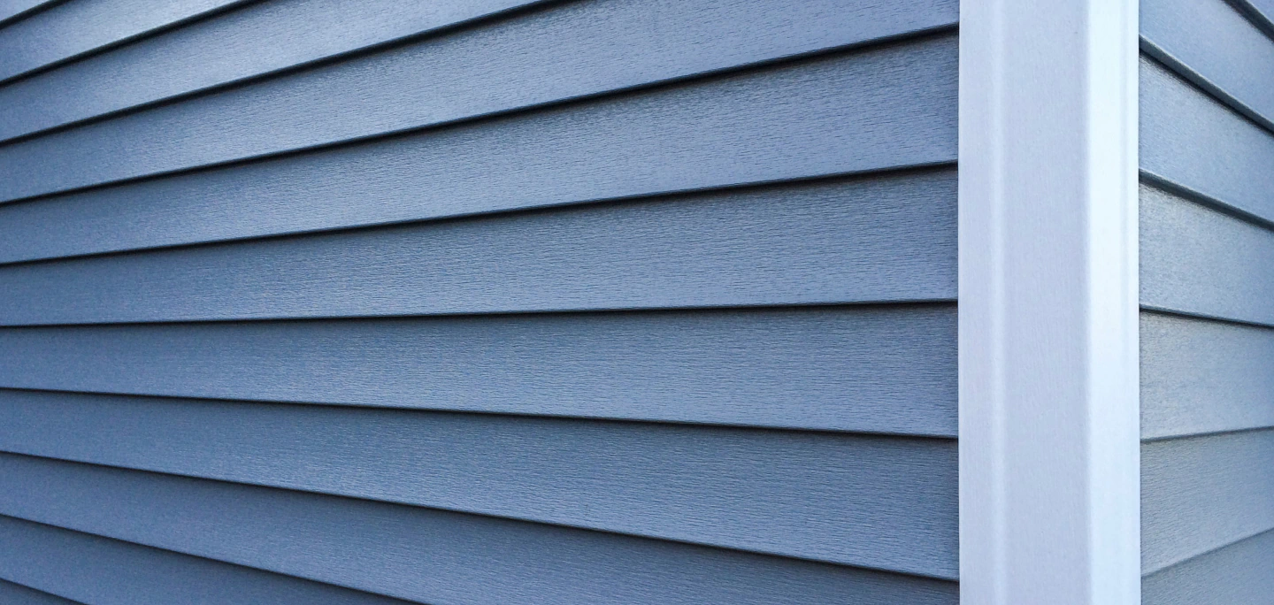 newly installed siding